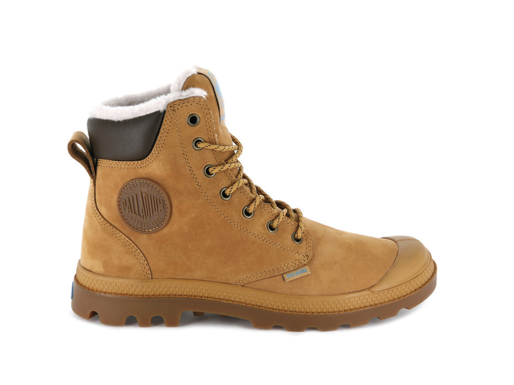 Botas Palladium PAMPA SPORT CUFF WPS Hombre Doradas | Costa Rica-94620